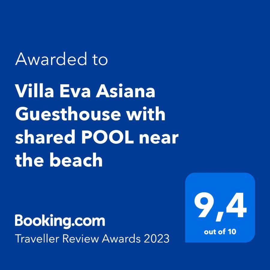 Villa Eva Asiana Guesthouse With Shared Pool Беніса Екстер'єр фото
